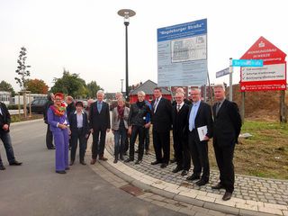 Entwicklungsprojekt Magdeburger Straße wurde durch die Ministerialdirektorin Katrin Bohle aus Düsseldorf offiziell übergeben
