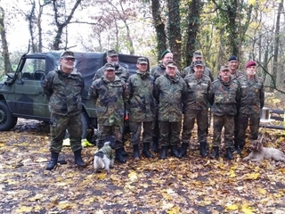 Am vergangen Samstag trafen sich Mitglieder der Reservistenkameradschaft Straelen an der Kriegsgräberstätte Weeze