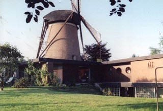 The mill around 1990, view from the south-west