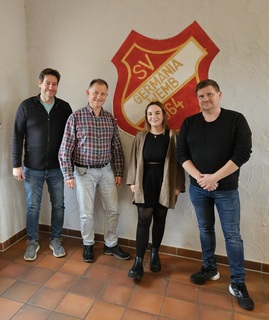 Wember Jugend Treff: v.l.n.r. Volker Schoelen, Ludwig Beckers, Michelle Wennekers, Sven Langenberg