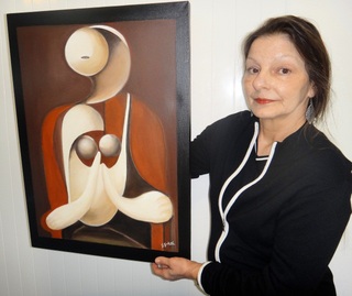Gabriele Gebei zeigt ihre Kunstwerke unter dem Titel: „Es ist meine Art“