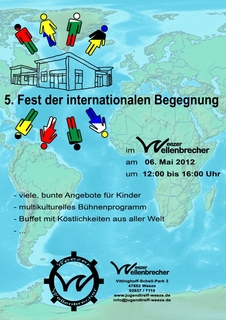 Plakat zum 5. Fest der internationalen Begegnung