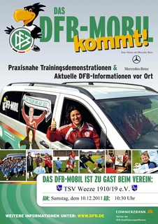 Plakat "Das DFB-Mobil kommt"