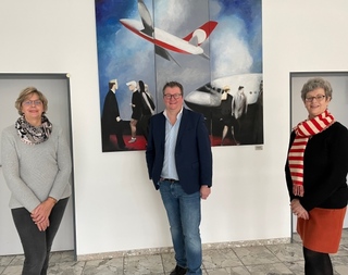 Heide Hasse, Bürgermeister Georg Koenen und Hildegard Hönnekes