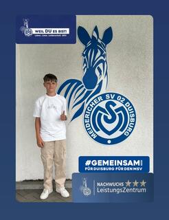 13-jähriger Weezer wechselt zum MSV Duisburg © MSV Duisburg