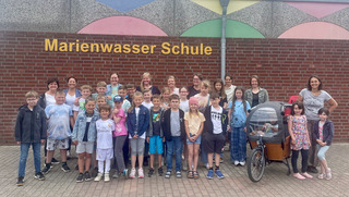 Grundschule Marienwasser radelt für die Umwelt