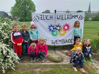 Kindergarten Kieselstein freut sich auf die Wembiade