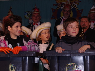 Das amtierende Weezer Kinderprinzenpaar Prinz Dustin I. (Honka) und Prinzessin Shari-Fabienne I. (Zorn)