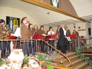 Der Musikverein Weeze hier beim Frühjahrskonzert am 12. Mai 2012