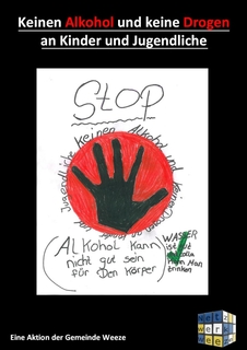 Plakat zum Karneval 2012 - Jugendschutz in der Gemeinde Weeze - eine Aktion der Gemeinde Weeze