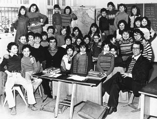 Italiaanse schakelklas op de Petrus-Canisius-Schule, 1974/1975.