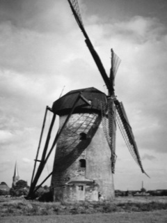 The tower windmill, postcard view from around 1930 (Annual historical book 2006, page 37)