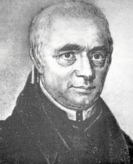 Prior Johann Lüskens, van 1804 tot 1816 eerste pastoor van de nieuwe parochie Wemb, schilderij.