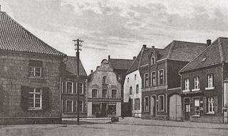 Marktplatz, Postkartenansicht um 1910.