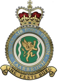 The station crest of RAF Laarbruch.