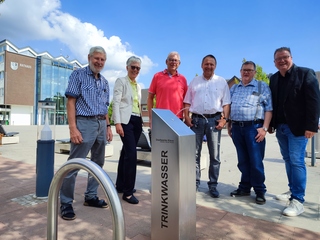 Neuer Trinkwasserbrunnen am Cyriakusplatz in Weeze