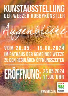 Kunstausstellung der Weezer Hobbykünstler 2024